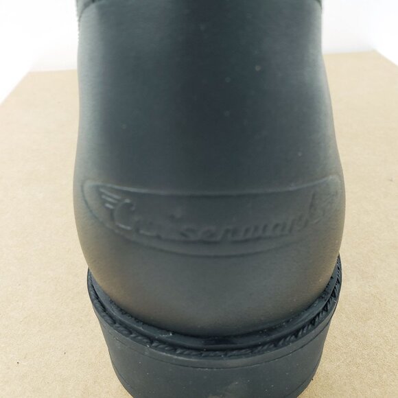 Cruiserworks Men Size 9 Wide Black Leather Classic Motorcycle Pull On Boots NEW - Picture 12 of 14